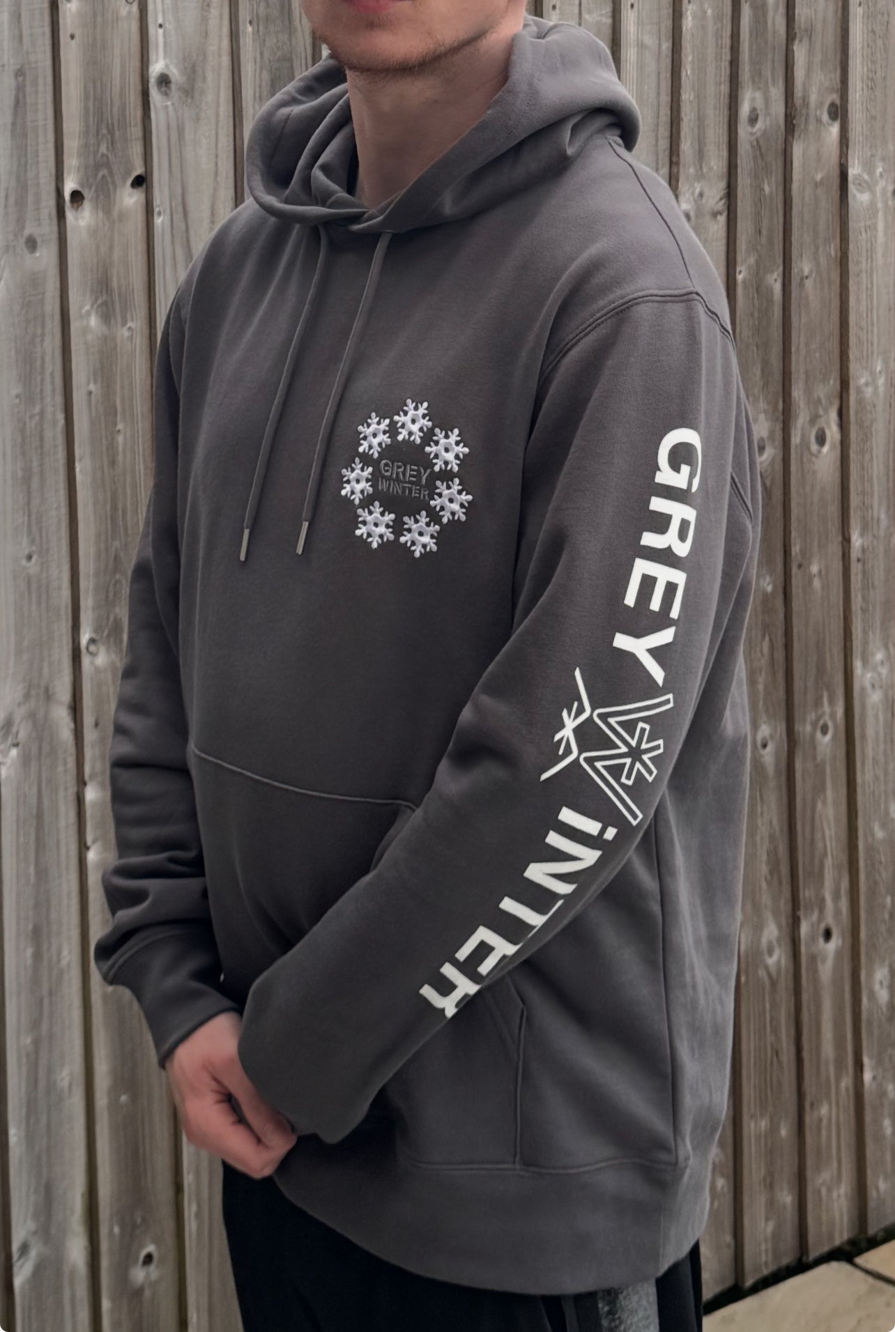 Grey Winter First Edition Hoodie